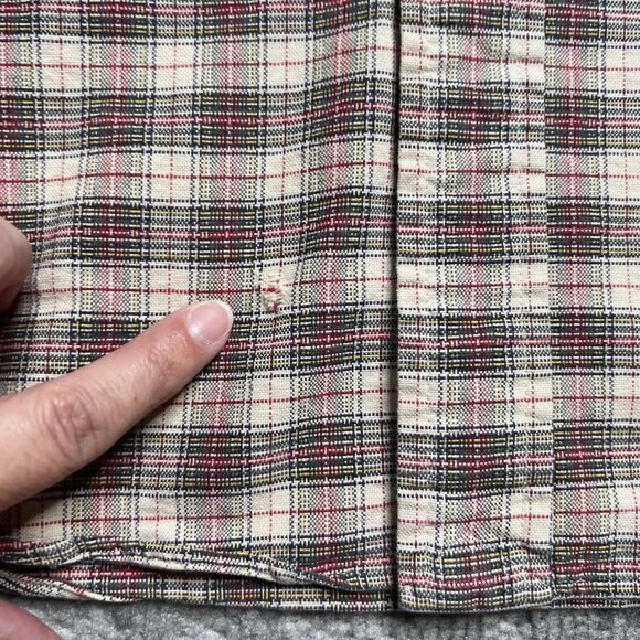 Polo Ralph Lauren Button Up Shirt Mens Medium Plaid Pony Logo - Picture 10 of 10